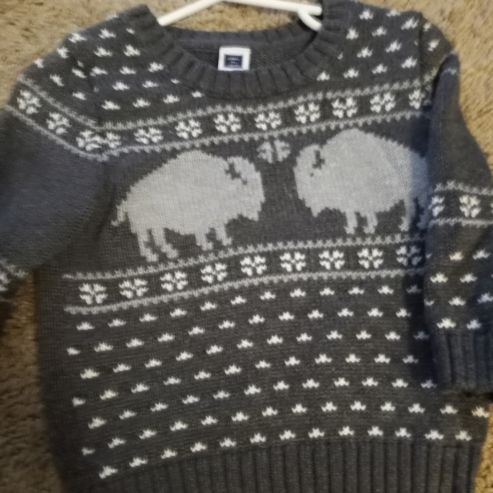Gray sweater